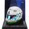 Spark-model Prilba Bell F1 Casco Prilba Williams fw45 Team Williams Racing N 23 Miami Gp 2023 Alexander Albon 1:5 White