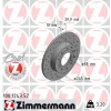 ZIMMERMANN Brzdový kotúč 100.1243.52