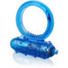 Vibračný erekčný krúžok Vibro Ring (modrý)