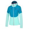 La Sportiva Session Tech Hoody Turquoise Crystal Dámska Flisová Bunda Veľkosť 38