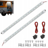 LED PÁSKA 3V 48 DIÓD 6500K S VYPÍNAČOM PRE AUTO 12V 700 LM