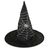 Detský klobúk čarodejnice/Halloween s pavučinou