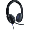 Logitech H540 Headset otvorená (On Ear) káblové, 981-000480, stereo, čierna, Redukcia šumu mikrofónu; 981-000480