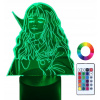 Nočná lampa do detskej izby - 3D LED nočná lampa Harry Potter Hermiona Grawer (3D LED nočná lampa Harry Potter Hermiona Grawer)