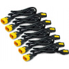 Power Cord Kit (6 ea), Locking, C13 to C14, 1.8m AP8706S-WW