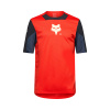 Pánský cyklo dres Fox Defend Ss Jersey Elevated L Fluorescent Red