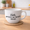 KÁVA, KEĎ NEMÁM KOKAÍN - MEGA XXL keramický hrnček 1000 ml
