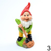 Trpaslík polyresin 11x10x25cm zelené tričko 208896ZE - Dekorácia