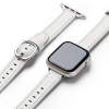 Ringke Leather One Slim – Kožený remienok pre Apple Watch SE (40mm) – Biely KF2335877