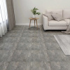 zahrada-XL Samolepiace podlahové dosky 55 ks, PVC 5,11 m², sivé 324645