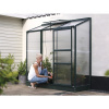 Skleník k stene Vitavia Ida 1300 polykarbonát 4 mm 69x193 cm zelený