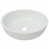 Okrúhla umývadlová doska VidaXL 5907218666965 42 cm biela