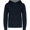 Kariban Mikina Kariban K453 s kapucí, kontrastní, dětská COT20K453k63w3-navy/fine g 10-12 Navy/šedá fine