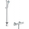 Hansgrohe Croma 100 - Vario sprchová súprava na stenu s termostatom Ecostat Comfort a sprchovou tyčou 90 cm, chróm 27035000