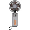 Techsuit - Premium Mini Hand Fan (Z8) - with LED Digital Display, USB-C Rechargeable, 3 Wind Speeds, 2A, 3600mAh - White