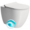 GSI PURA WC misa stojaca, Swirlflush, 36x55cm, spodný/zadný odpad, biela dual-mat 880309