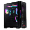 ADATA XPG case STARKER AIR Mid-Tower, bez zdroje, 1x 120mm + 1x 120mm ARGB, Černá STARKERAIR-BKCWW