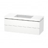 Duravit L-Cube - Skrinka s umývadlom, 50x120x48 cm, 2 zásuvky, biela mat LC6929N1818
