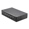 StarTech.com 4 Port HDMI KVM Switch, Single Monitor 4K 60Hz Ultra HD HDR, Desktop HDMI 2.0 KVM Switch with 2 Port USB 3.0 Hub (5Gbps) & 4x USB 2.0 HID Ports, Audio, Hotkey Switching, TAA - KVM with Fa