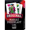 karty Mariáš dvouhlavé krajka papír.krab.