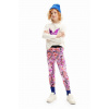 Detské legíny Desigual 24WGKK05 fialová 158-164