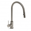 Swiss aqua technologies Dřezová baterie SAT Aurum s vytahovací sprškou, 2 proudy broušený gun metal SATBAUR286BGM