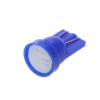 COB LED T10, W5W 1W - Modrá
