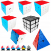 SADA KOCIEK 2x2 + 3x3 + 4x4 + 5x5 + Pyramída + Skewb + Mirror Zlatá