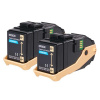 Epson C13S050608, originálný toner, azúrový, 2-pack