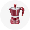 moka kávovar Pedrini Infinity RED - 6 šálok