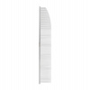 Artero Cornerless Volume Comb 23cm - veľký kovový hrebeň so zmiešaným rozstupom zubov, na jednej strane zaoblený