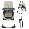 KINDERKRAFT Stolička jedálenská Tummie grey Variant: KINDERKRAFT Stolička jedálenská Tummie grey