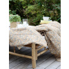 Chic Antique Latté bavlnený prehoz s kvetinovým motívom Quilt Flower - 130*180 cm - Chic Antique