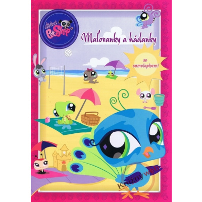 Littlest Pet Shop - Omaľovánky a hádanky II. so samolepkami