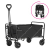 Tempo Kondela Záhradný vozík, skladací, čierna, KARIL