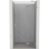 Mexen, Mexen Lunar pravé otočné sprchové dvere 110 cm, transparentné, brúsené zlato - 834-110-000-55-00-P