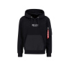 Alpha Industries Nylon Pocket Hoody pánska mikina black Veľkosť: M, Farba: čierna