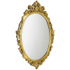 Sapho Desna zrkadlo 80x100 cm oválne zlatá IN352