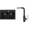 Set Alveus (dřez Atrox 50 Black 91 + baterie Siros Black 91) SETA22287