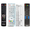 General VIVAX 55UHD121T2S2SM, 65UHD121T2S2, 50UHD122T2S2SM, 50UHD123T2S2SM, 55UHD122T2S2SM - dálkový ovladač duplikát