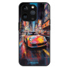 iSaprio MagSafe lesklé pouzdro - Apple iPhone 13 Pro - Abstract Porsche (Lesklé MagSafe pouzdro iSaprio pro Apple iPhone 13 Pro - Abstract Porsche - tvrzený skleněný obal a ochranný kryt s elegantním