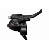 SHIMANO Prehadzovačka (pravá) s brzdovou páčkou 6 rýchlostná Shimano ST-EF41 - čierna