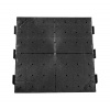 Vonkajšia plastová dlažba Mosolut Event, dierkovaná, čierna