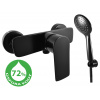 Slezák rav VLTAVA ECO - Sprchový set s baterií, Černá - matná VTE481.5/1CMAT, RAV Slezák