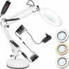 LED STOLNÁ LAMPA KOZMETICKÁ KRESLIACA LAMPA LUPA ZVÄČŠOVACIE SKLO