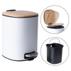 Erga Osti, kôš na odpadky so soft-close zatváraním 5L, hnedá-biela, ERG-YKA-CH.OSTI-WHT
