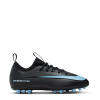 Nike Zoom Mercurial Vapor 16 Academy Juniors Artificial Ground Football Boots Black/Blue 3 (35.5)