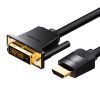 Kábel HDMI do DVI (24+1) Vention ABFBG 1,5m, 4K 60Hz/ 1080P 60Hz (čierny) 6922794732810
