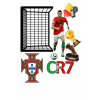CUKROVÁ TLAČ jedlý obrázok na tortu Cukrová hmota CRISTIANO RONALDO CR7 LOPTA 7