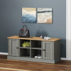 zahrada-XL Lavica na topánky VIGO, sivá 106x35x45 cm, borovicový masív 353180